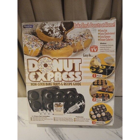 As Seen on Tv Donut Express Doughnut New Cooking School Children Average Box - Picture 3 of 3